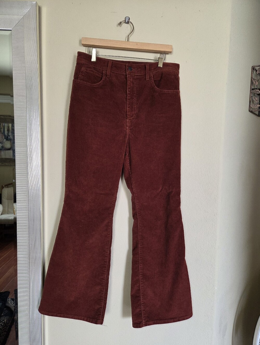 Levi's 70s High Corduroy Flare Pants Rust Premium